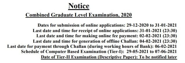SSC CGL Notification 2023 Recruitment, एसएससी CGL नोटिफिकेशन जारी